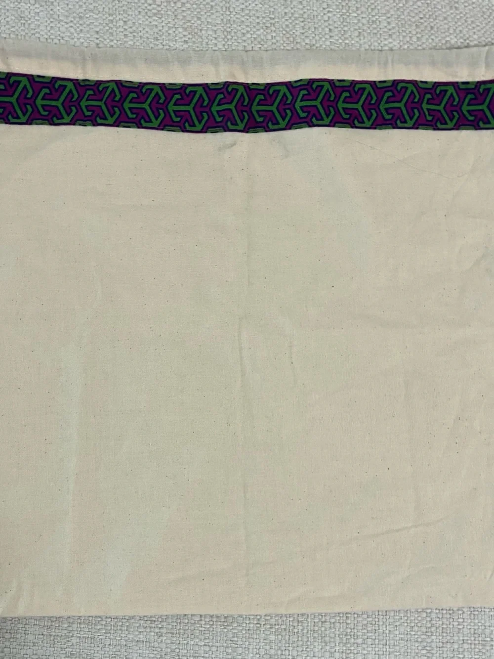 Tory Burch EUC Geometric Dust Bag Drawstring